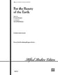 For the Beauty of the Earth Handbell sheet music cover